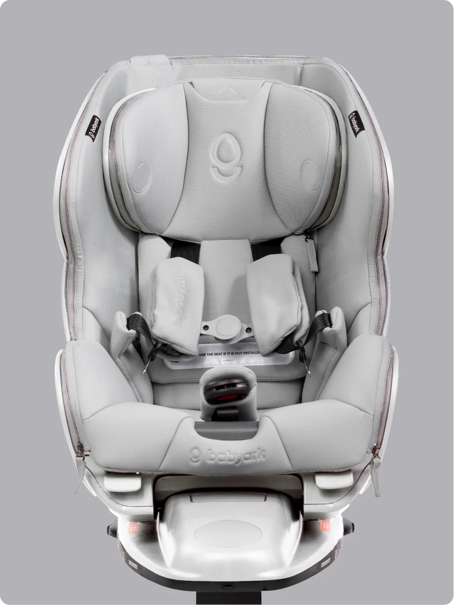 Babyark Convertible Car Seat (Smart) - Eggshell White/Glacier Ice babyark