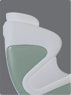 Babyark Convertible Car Seat (Smart) - Eggshell White/Glacier Ice babyark