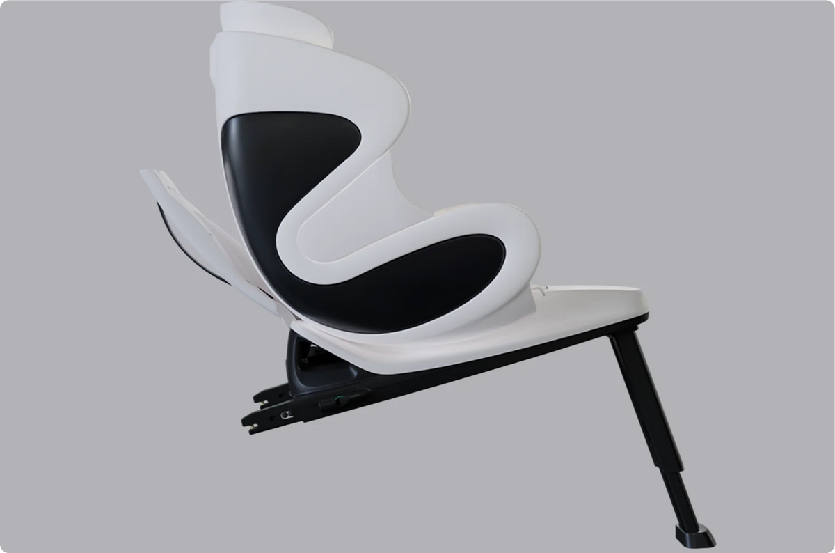 babyark Convertible Car Seat (Smart) - Eggshell White/Moonlight babyark