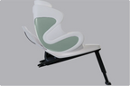 Babyark Convertible Car Seat (Smart) - Eggshell White/Glacier Ice babyark