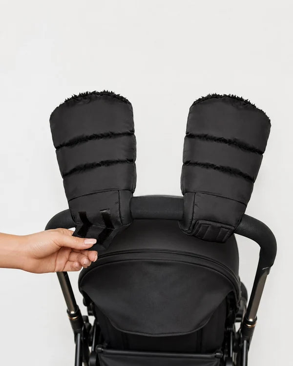 7AM Enfant Warmmuffs - Black Plush (One Size)