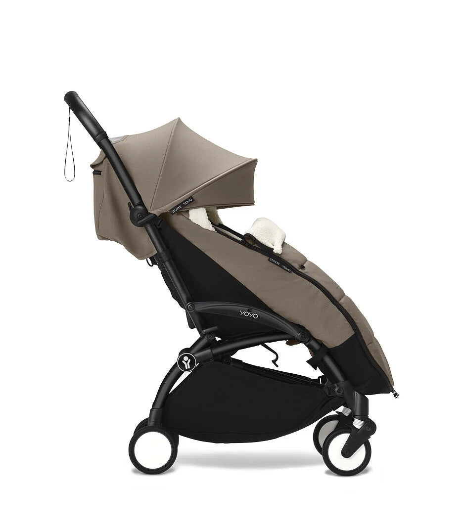 Stokke YOYO³ 6+ Stroller - Black Frame/Taupe Fabric Stokke