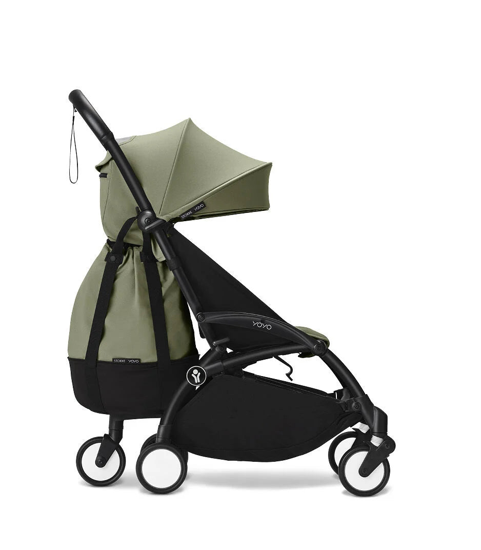 Stokke YOYO³ 6+ Stroller - Black Frame/Olive Fabric Stokke