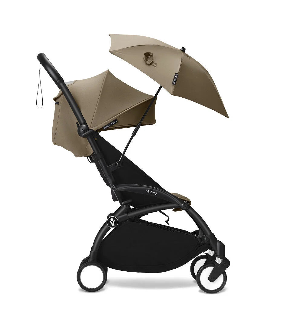 Stokke YOYO³ 6+ Stroller - Black Frame/Toffee Fabric Stokke