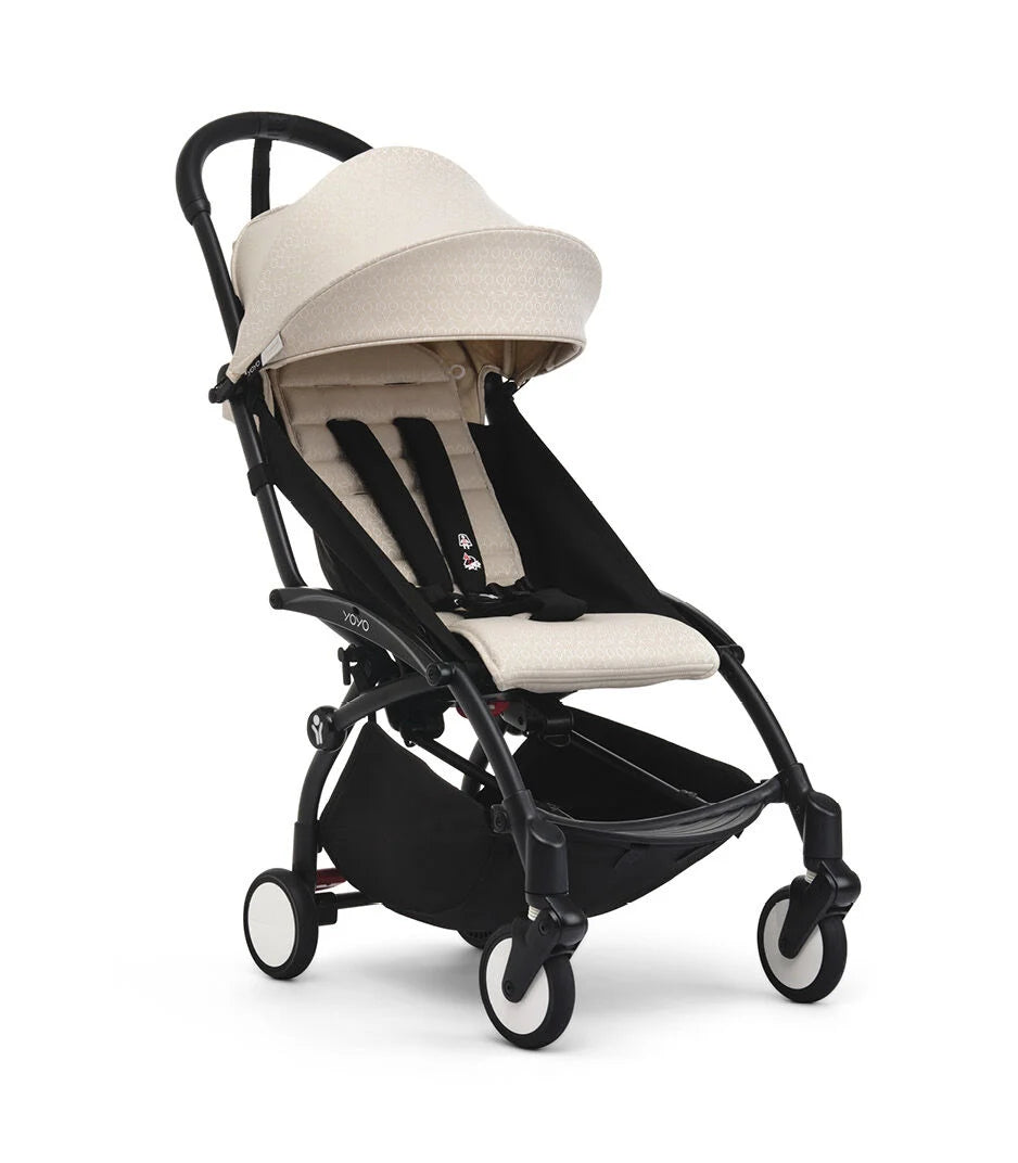 BABYZEN YOYO² Stroller 6+ - Black Frame/Bonpoint Beige – Galt Baby
