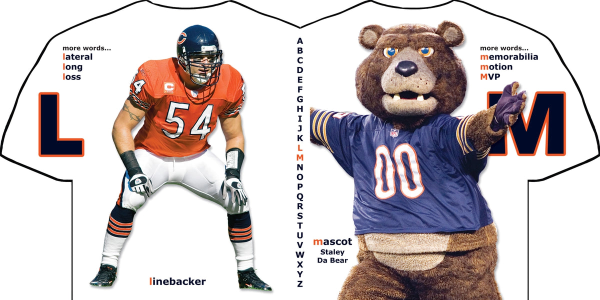 Chicago Bears Abc - Kids Book For Learning Alphabet Galt Baby