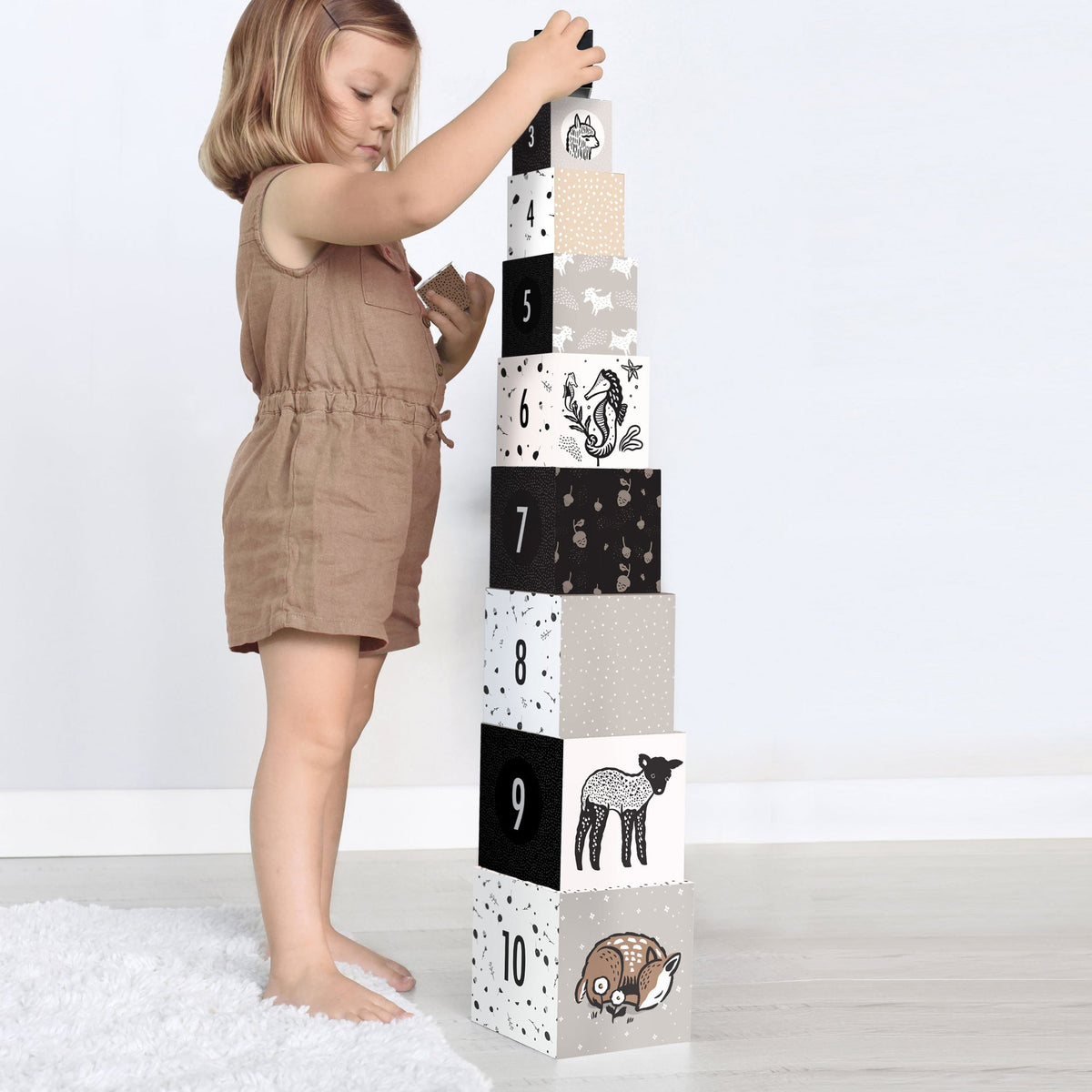 Wee Gallery Nesting Blocks - Baby Animals Wee Gallery