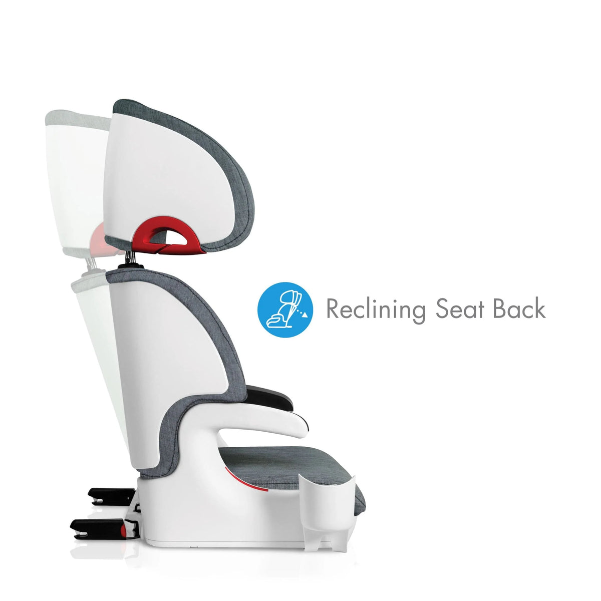 Clek Oobr High Back Booster Seat - Railroad (Flame Retardant Free) Clek
