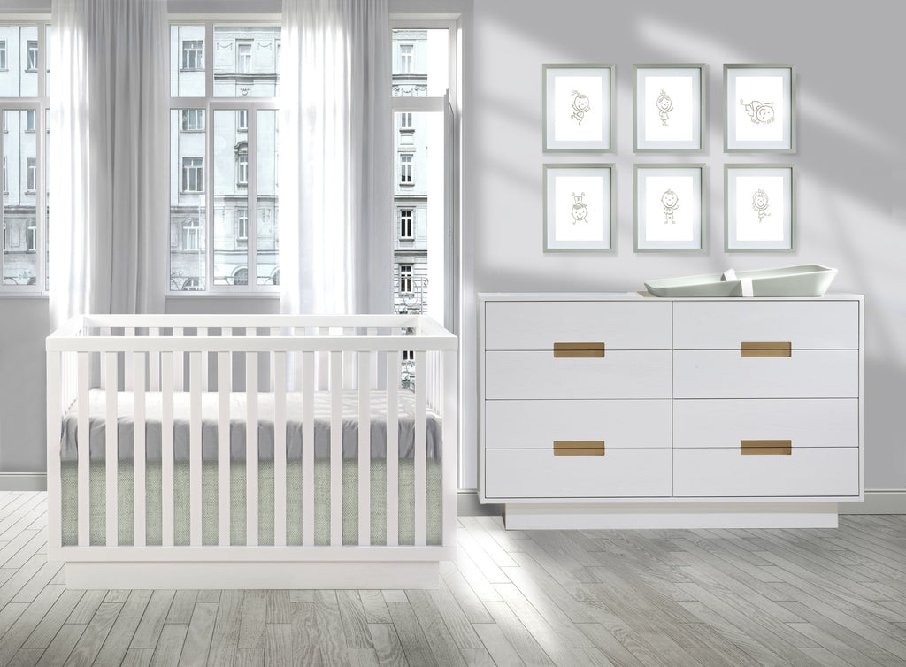 Natart Juvenile Como Classic Crib - White Natart