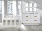 Natart Juvenile Como Classic Crib - White Natart