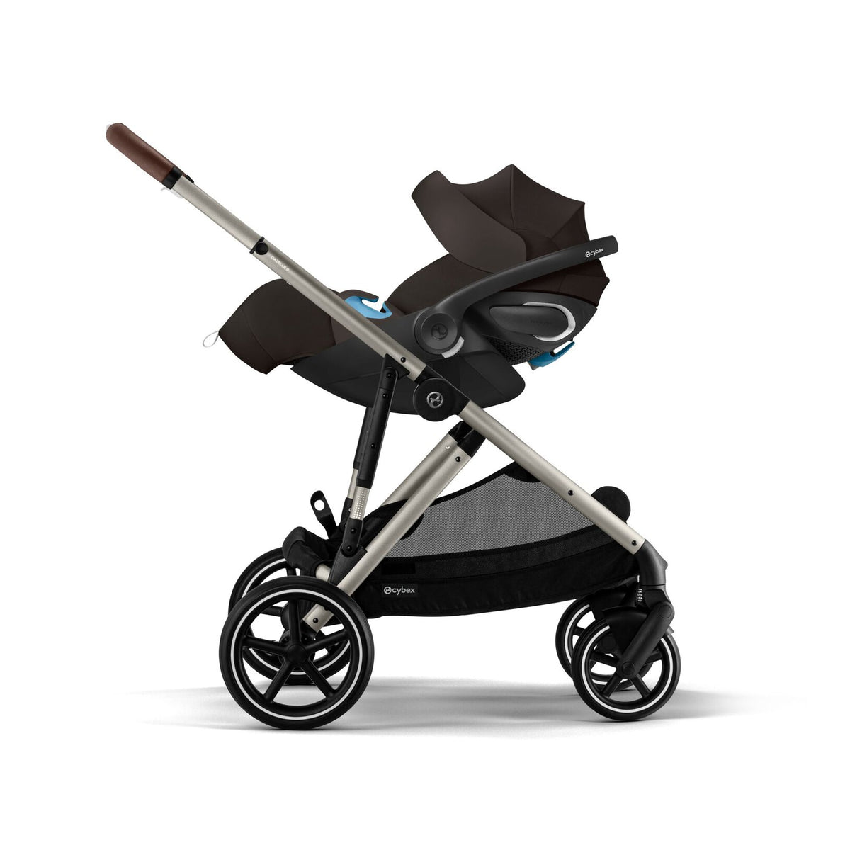 Cybex Gazelle S Stroller - Chocolate Brown (Taupe Frame) Cybex