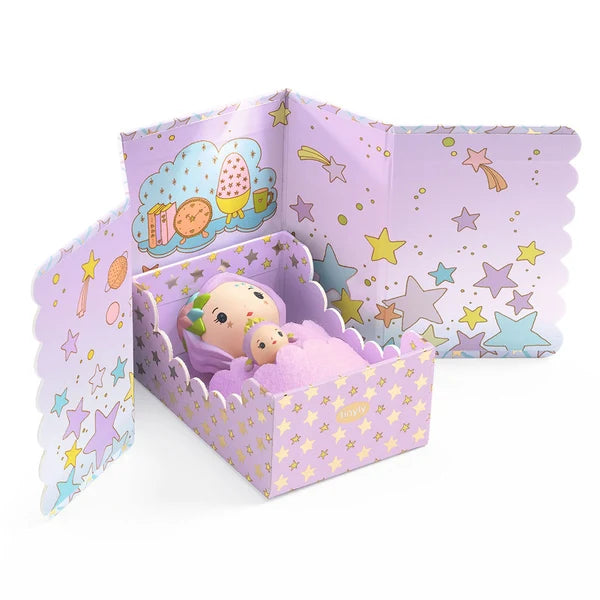 Djeco Tinyly Violet and Star’s Tinyroom Playset