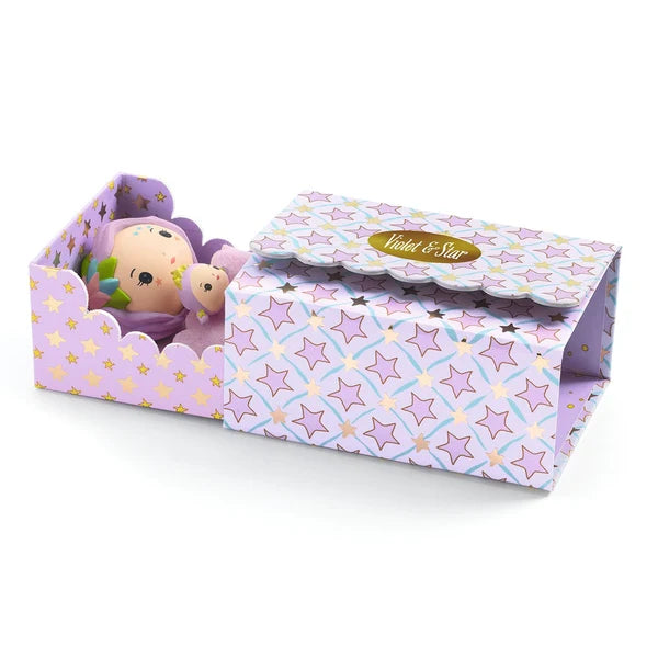 Djeco Tinyly Violet and Star’s Tinyroom Playset