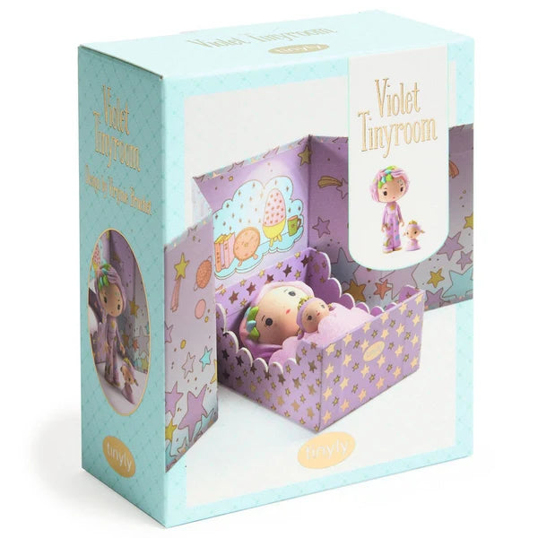 Djeco Tinyly Violet and Star’s Tinyroom Playset