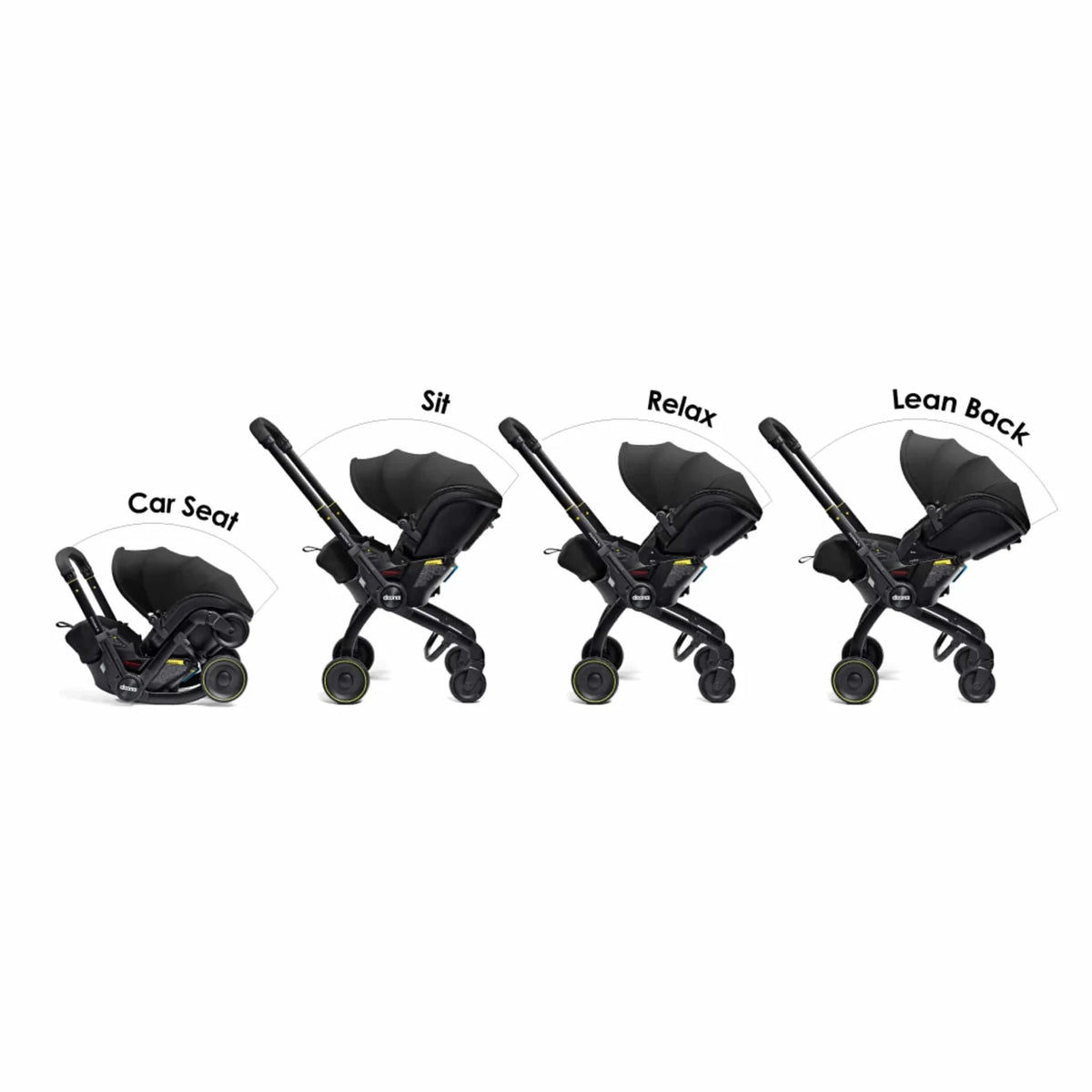 Doona X Car Seat + Stroller - Nitro Black Doona