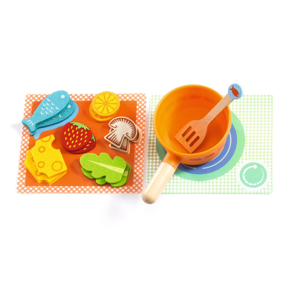 Djeco Dinner Time, Kittens Wooden Dining Set Djeco