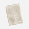 Blueberry Hill Organic Cotton Heirloom Pique Blanket - Cream The Blueberry Hill
