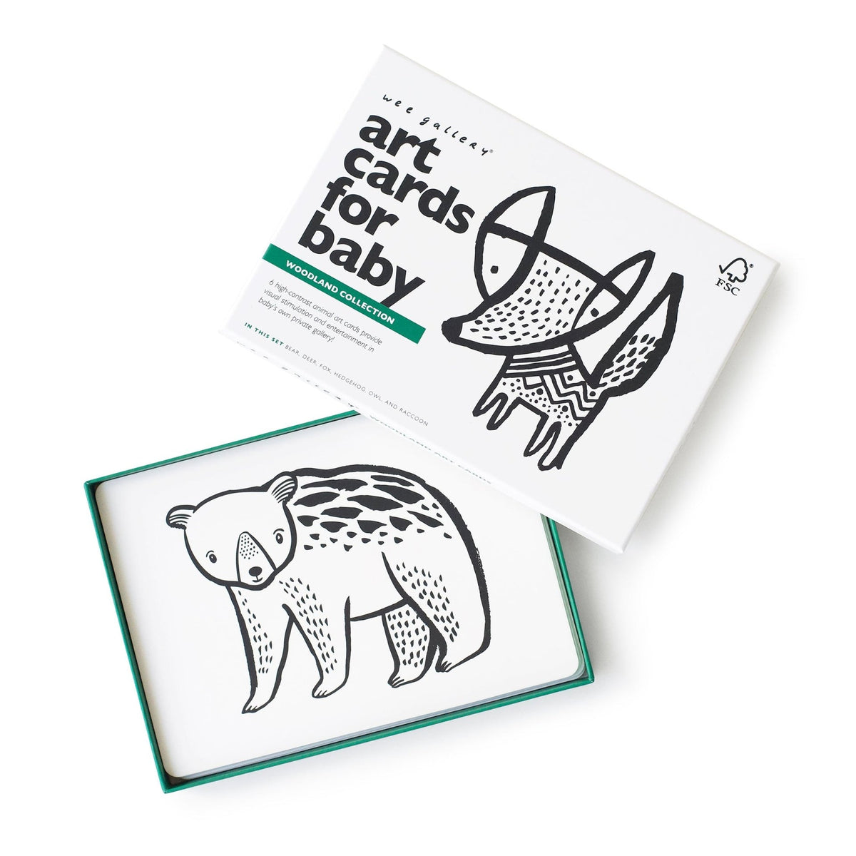 Wee Gallery Art Cards for baby - Woodland Collection Wee Gallery