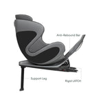 Baby Ark Classic Convertible Car Seat - Charcoal Grey / Glacier Ice babyark