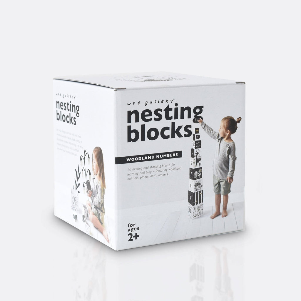 Wee Gallery Nesting Blocks - Woodland Numbers Wee Gallery