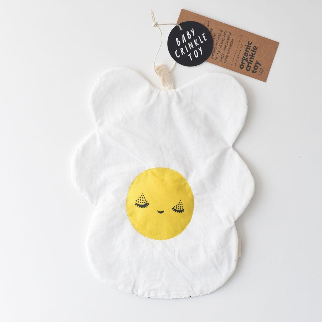 Wee Gallery Organic Crinkle Toy - Egg Wee Gallery