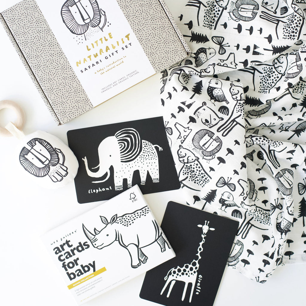 Wee Gallery Newborn Baby Gift Set - Safari Wee Gallery