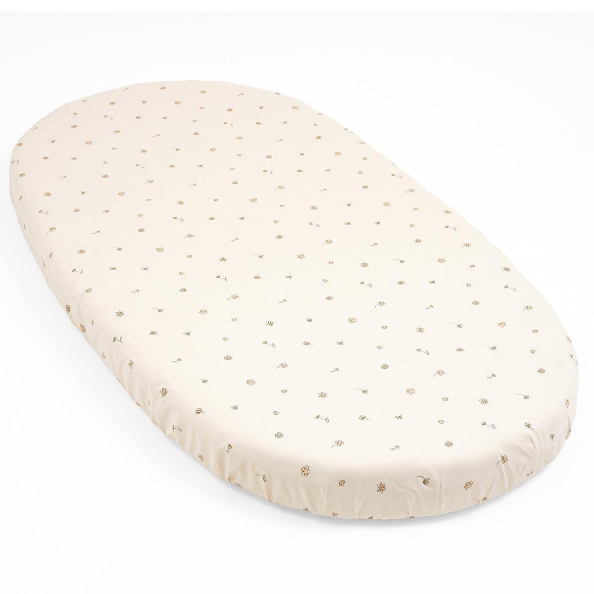 Stokke Sleepi Crib/Bed Fitted Sheet - Flower Ecru Stokke