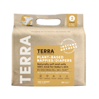 Terra Eco Diapers Size 2 - Infant (8 Pack Bundle) Terra