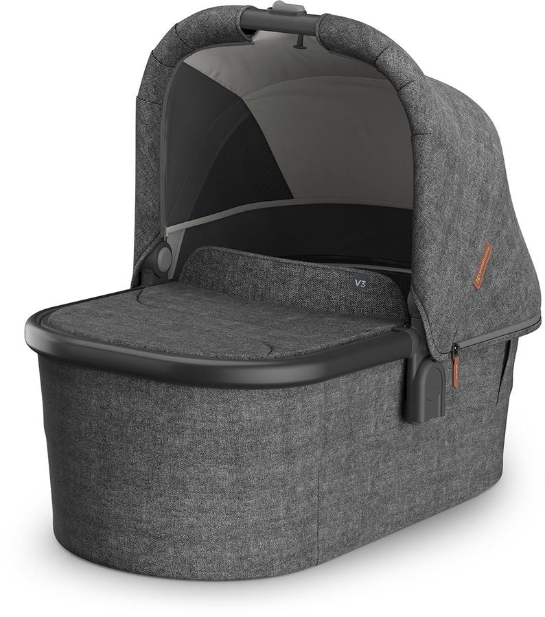 UPPAbaby Bassinet V3 - Greyson (Charcoal Melange / Carbon Frame) UPPAbaby