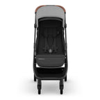 UPPAbaby Minu V3 Stroller - Greyson (Charcoal Mélange/Carbon Frame/Saddle Leather) UPPAbaby