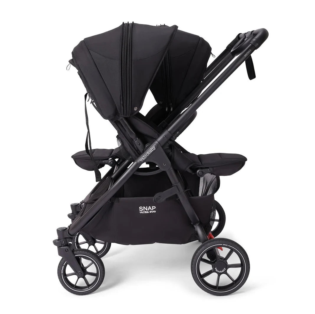 Valco Ultra Duo S2 Double Stroller - Pitch Black Valco