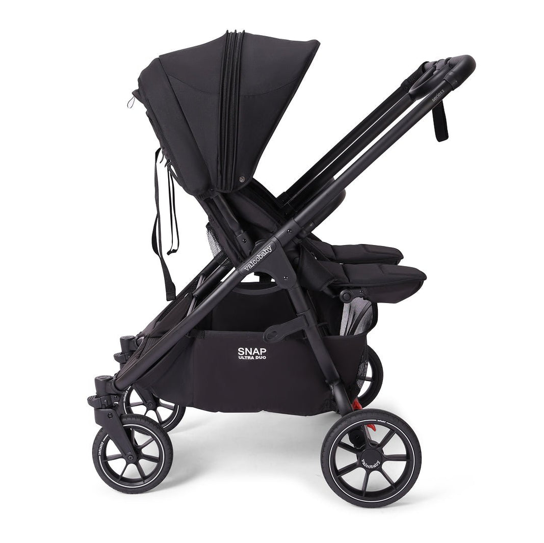Valco Ultra Duo S2 Double Stroller - Pitch Black Valco