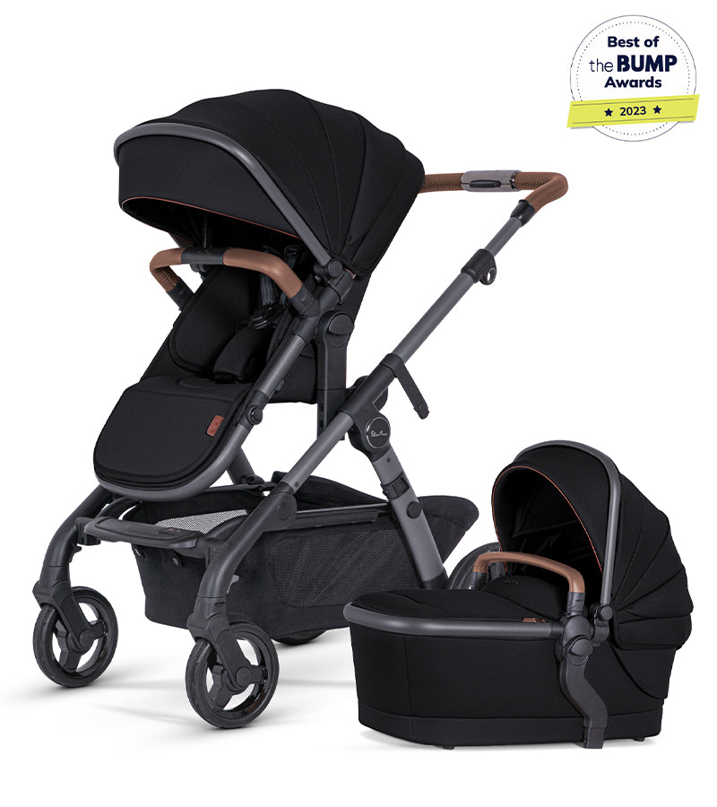 Silver Cross Wave 3 Stroller - Licorice Silver Cross