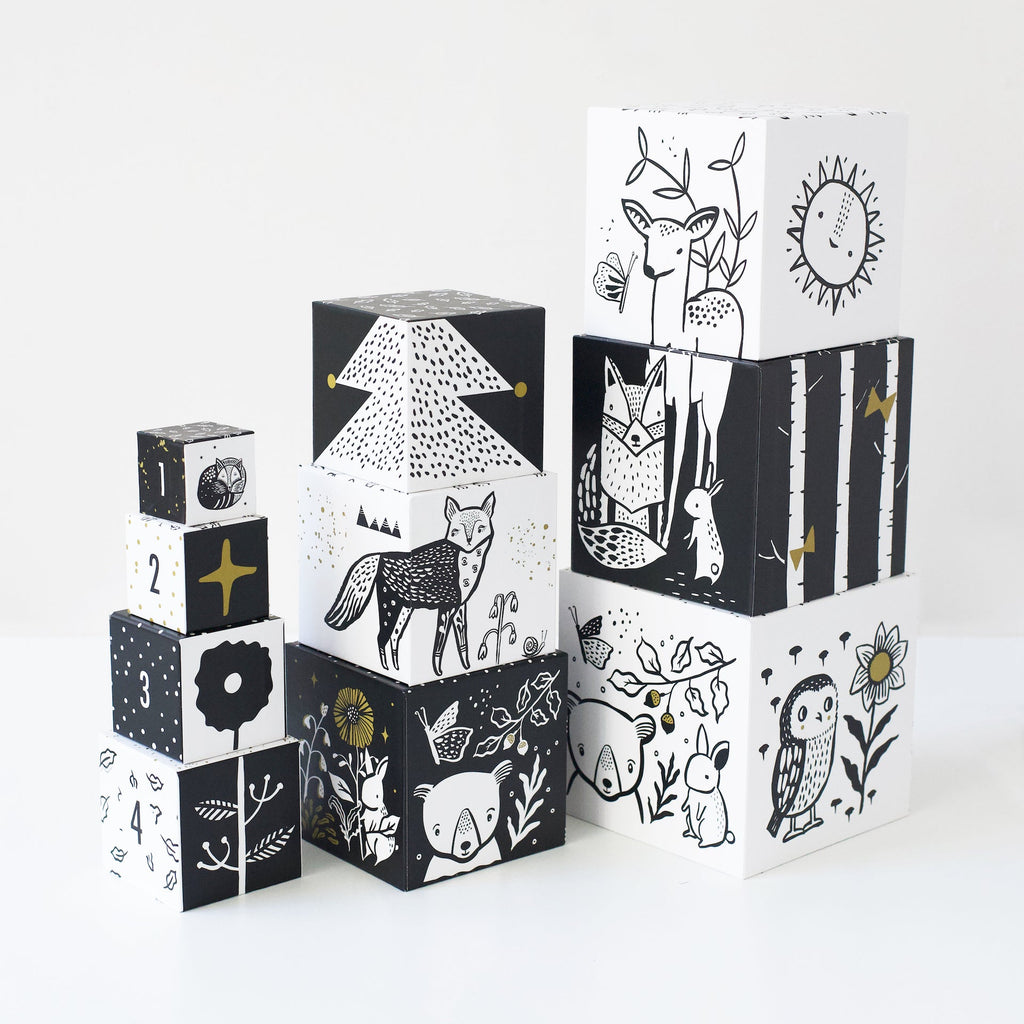 Wee Gallery Nesting Blocks - Woodland Numbers Wee Gallery