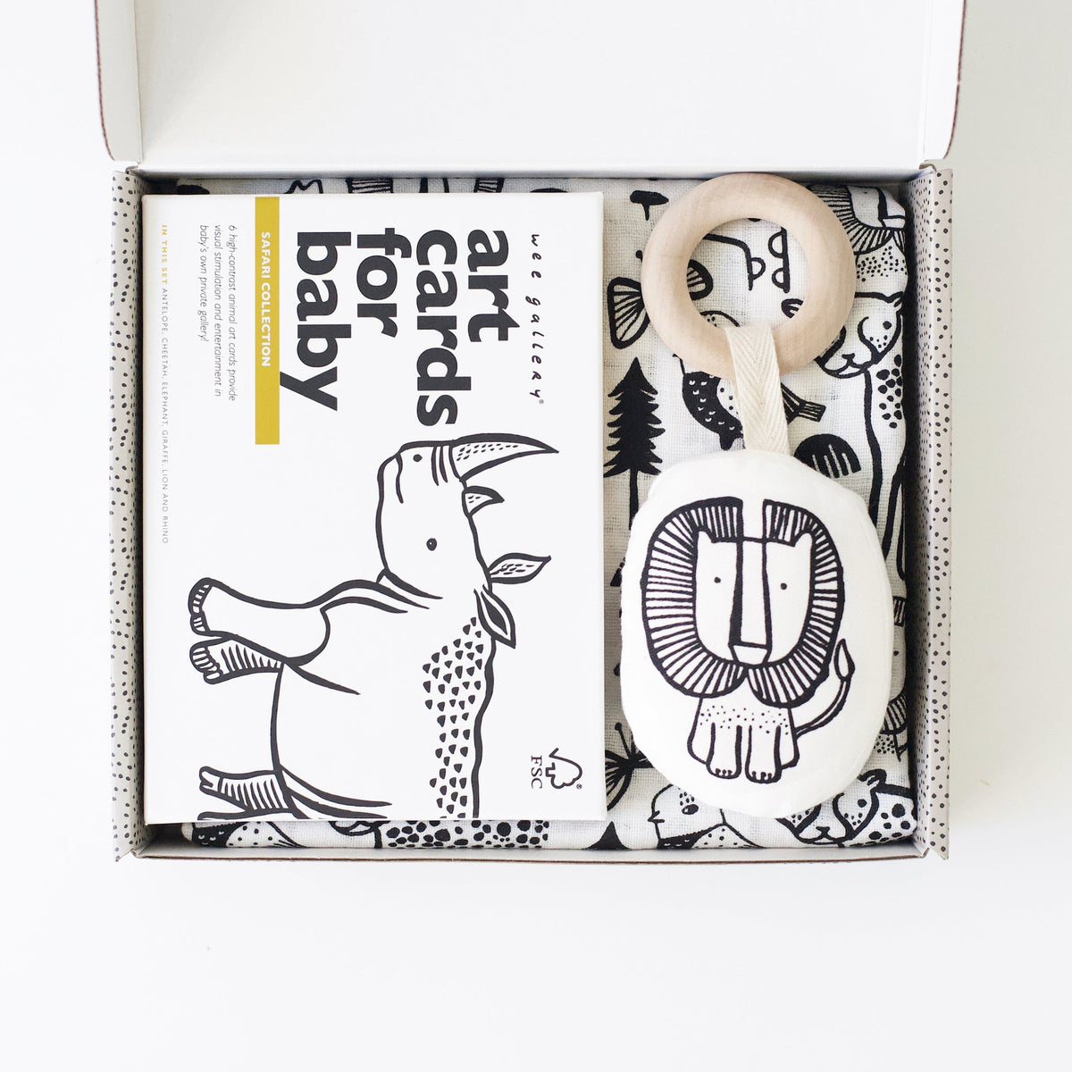 Wee Gallery Newborn Baby Gift Set - Safari Wee Gallery