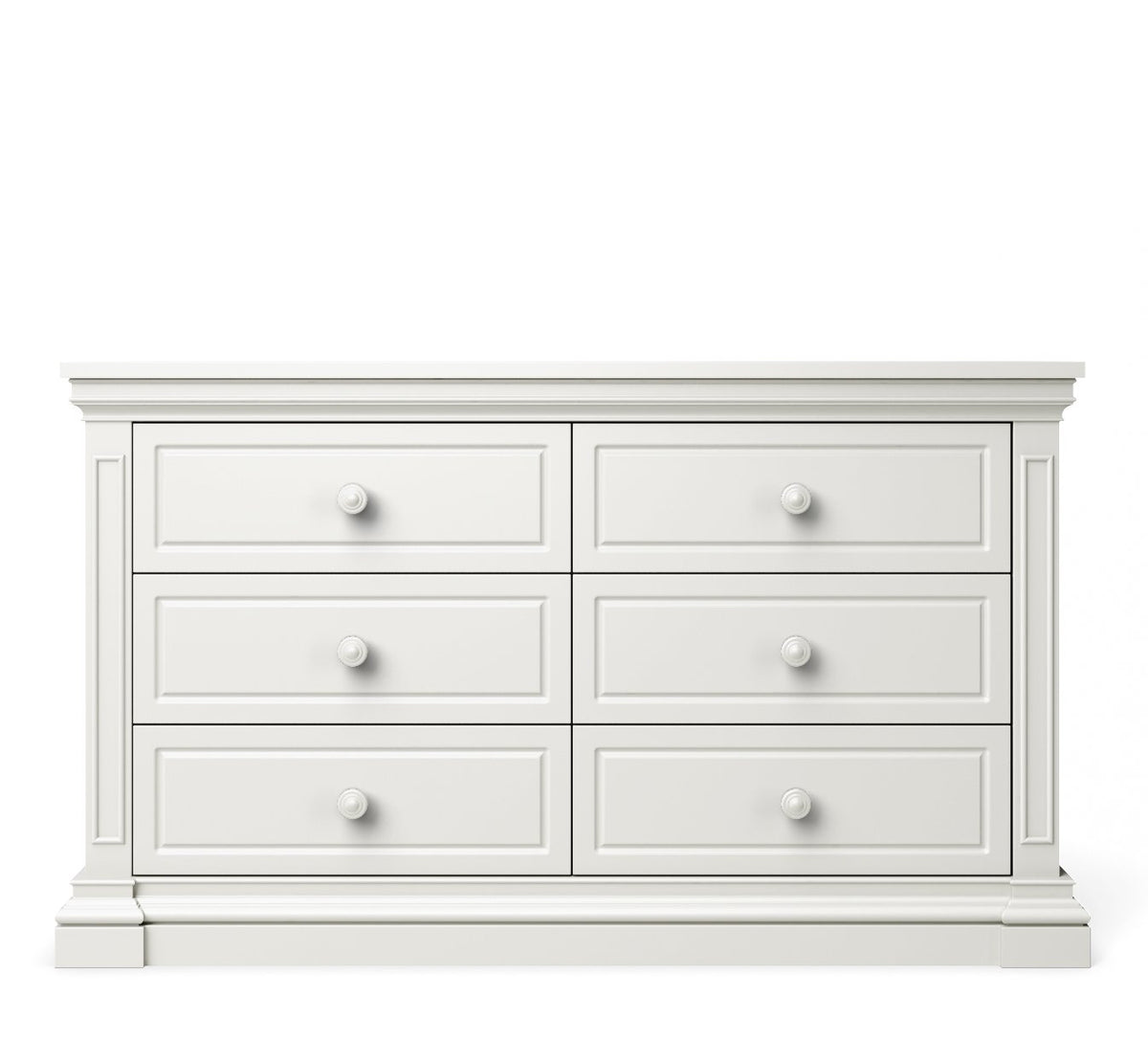 Silva Furniture Jackson Double Dresser - White Silva Furniture