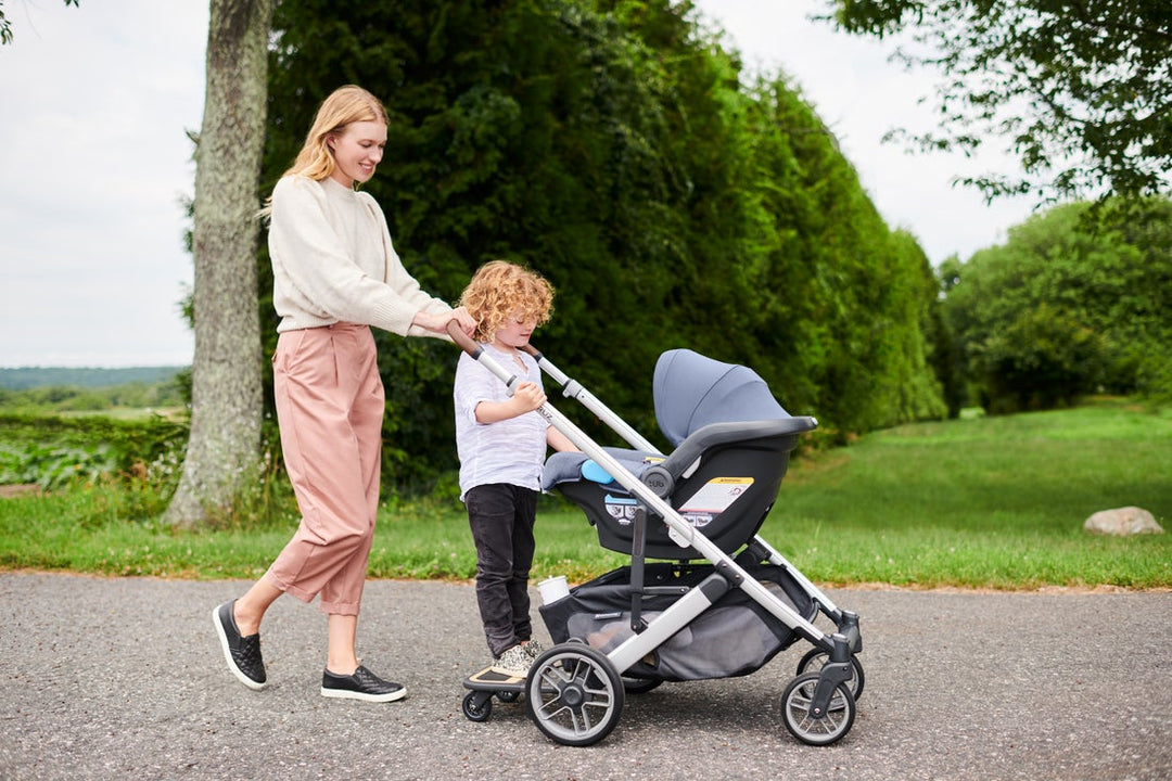 running with uppababy cruz UPPABABY PIGGYBACK RIDE-ALONG BOARD