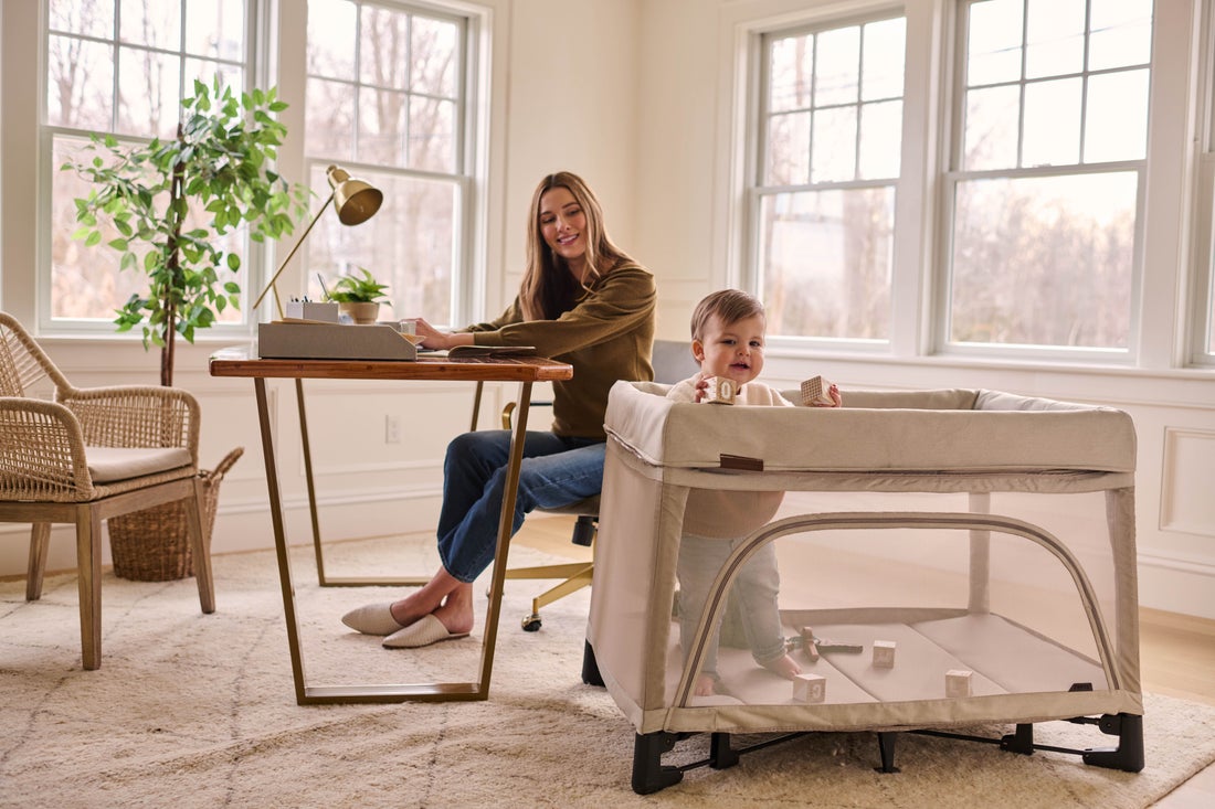 UPPAbaby REMI Playard - Charlie (Sand Melange) UPPAbaby