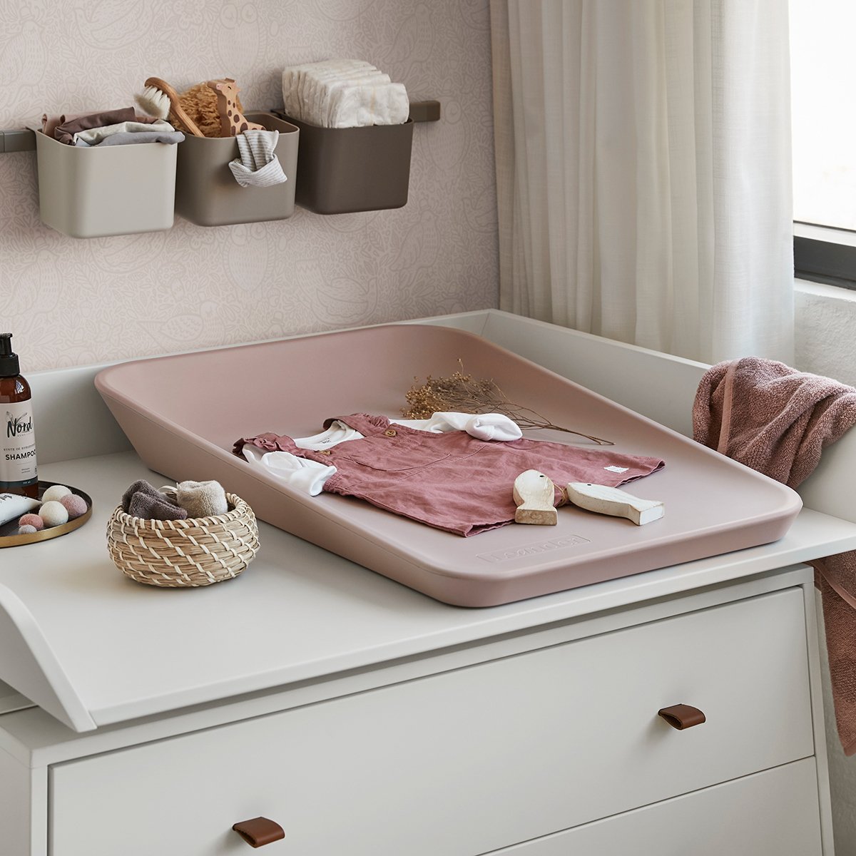 LEANDER MATTY™ CHANGING MAT - WOOD ROSE Leander