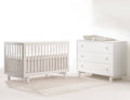 Tulip Juvenile Bjorn Classic Crib and 3 Drawer Dresser Dresser - White Tulip Juvenile