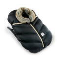 7 AM Car Seat Cocoon - Tundra Black Faux Fur (0-12M) 7 a.m. Enfant