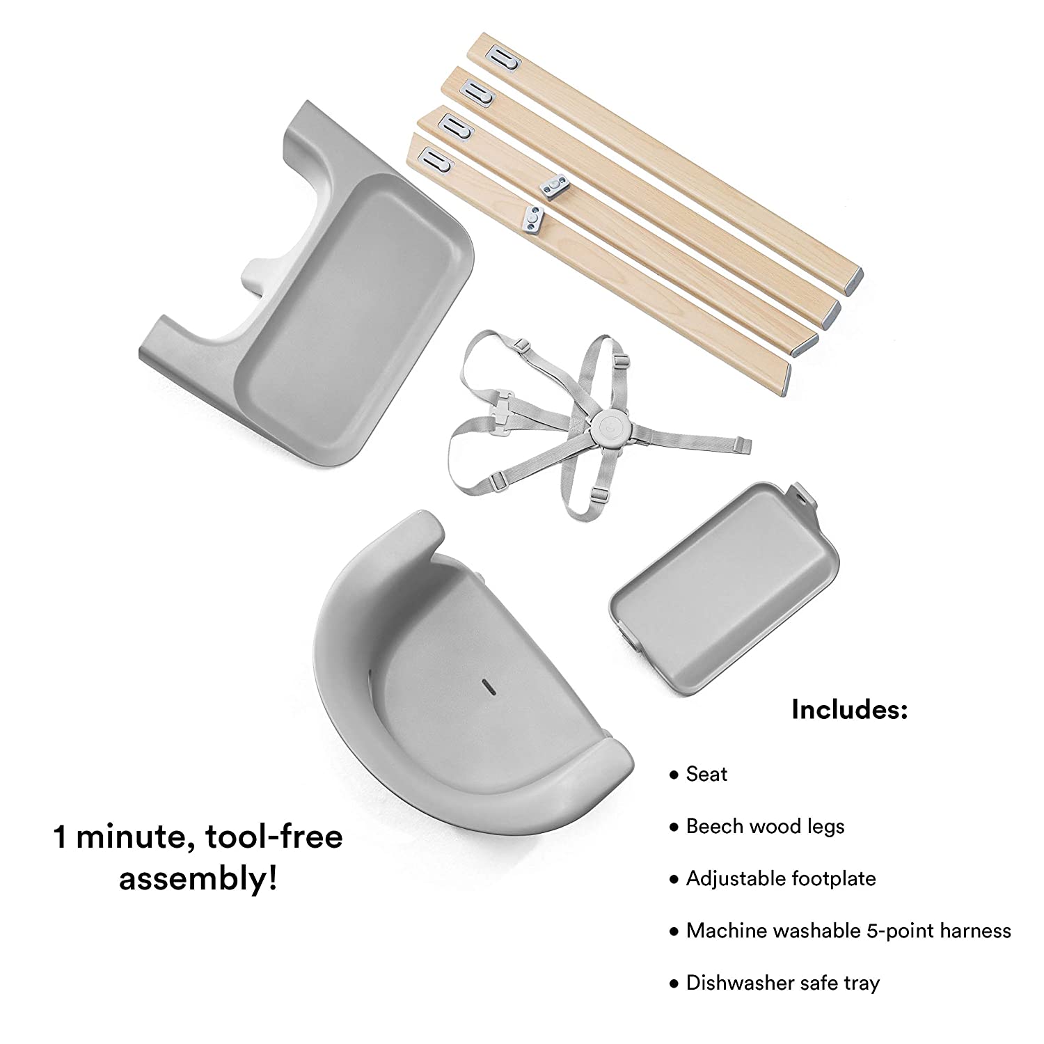 stokke clikk high chair cloud grey Stokke Clikk High Chair