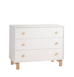 Tulip Juvenile Bjorn Classic Crib and 3 Drawer Dresser - White/Natural Tulip Juvenile