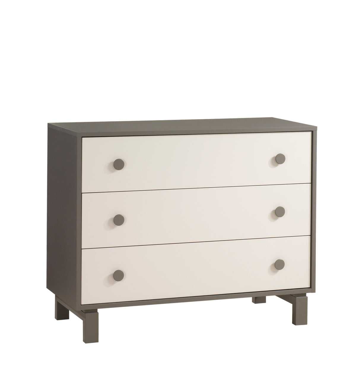Tulip Juvenile Bjorn Classic Crib and 3 Drawer Dresser - Latte/Taupe Tulip Juvenile