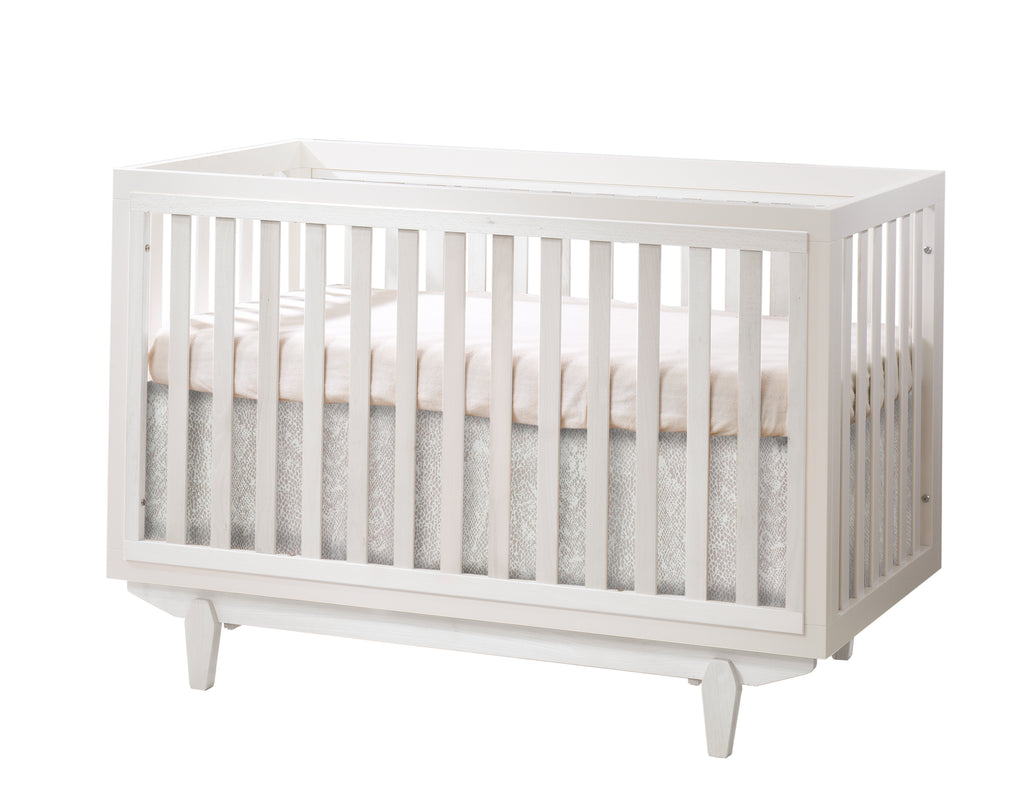 Tulip Juvenile Tate Classic Crib and 3 Drawer Dresser XL - White Tulip Juvenile