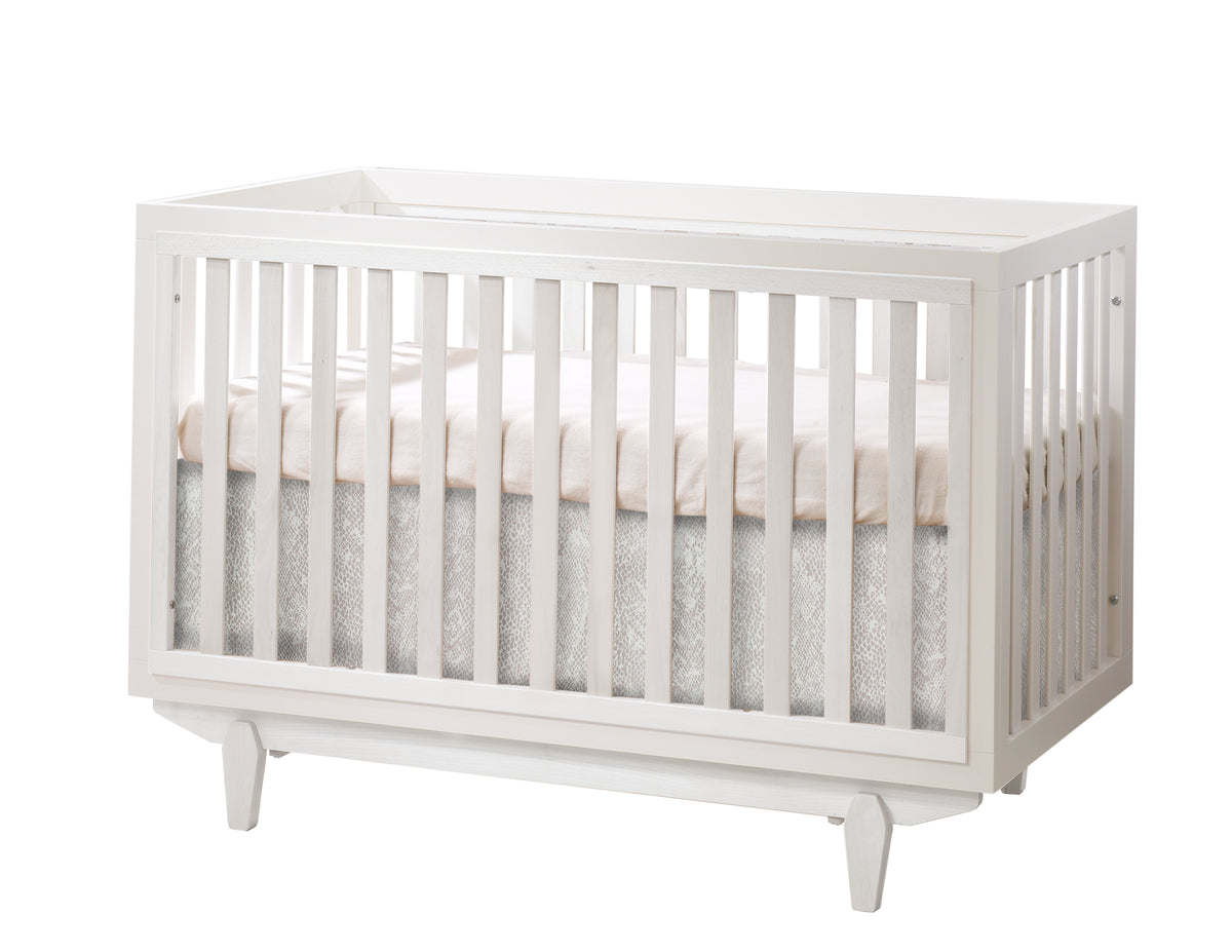 Tulip Juvenile Tate Classic Crib and 3 Drawer Dresser XL - White Tulip Juvenile