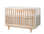 Tulip Juvenile Tate Classic Crib and 3 Drawer Dresser XL - White/Natural Tulip Juvenile