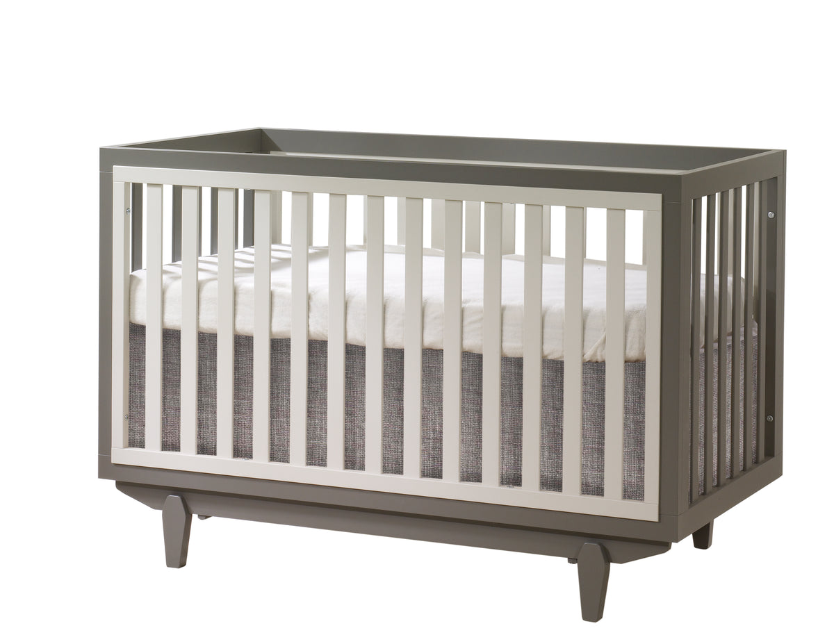 Tulip Juvenile Tate Classic Crib and 3 Drawer Dresser XL - Latte/Taupe Tulip Juvenile