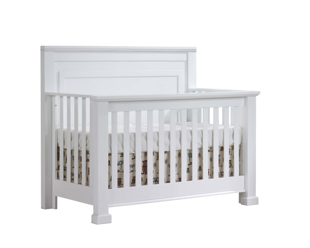 Taylor 5-in-1 Convertible Crib (Custom Order 12 - 16 Weeks) White Natart