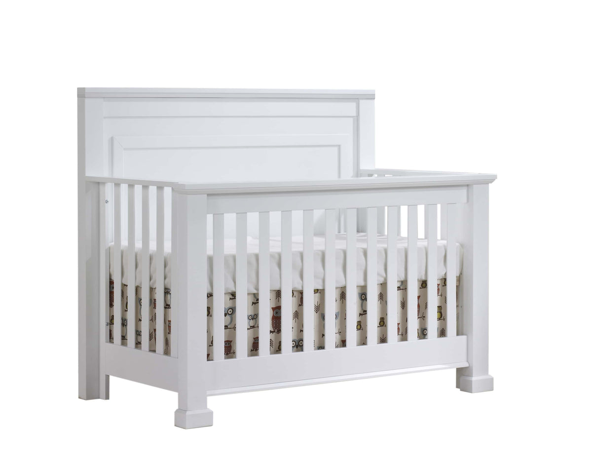 Taylor 5-in-1 Convertible Crib (Custom Order 12 - 16 Weeks) White Natart
